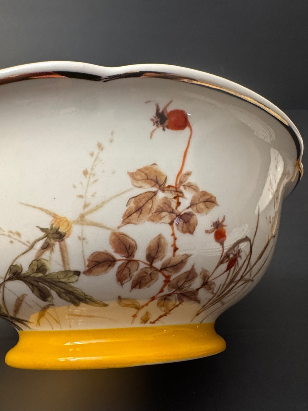 NWOT 2pc POTTER'S STUDIO Scalloped Stoneware  Fall Turkey Serving Bowl -8"x3.5"D - Picture 4 of 11